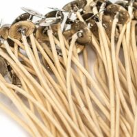 Hemp Wicks 100 Pcs 8 Inch Organic Beeswax