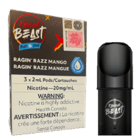 Flavour Beast Pod - Ragin Razz Mango Iced (3*2ML Pods)
