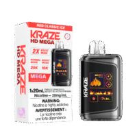 Kraze HD Mega 20K Disposable Vape – Red Classic Ice