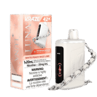 Kraze Luna 42k Disposable Vape – White peach razz lime