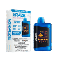 Kraze HD Mega 20K Disposable Vape - Triple berry ice