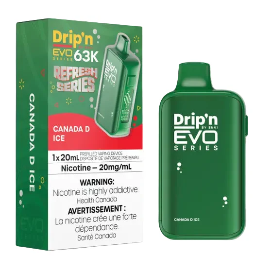 Drip'n EVO 63K Disposable Vape - Canada D Ice