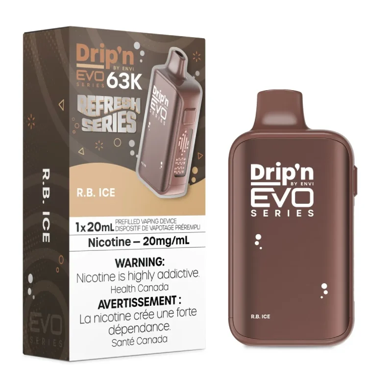Drip'n EVO 63K Disposable Vape - R.B Ice