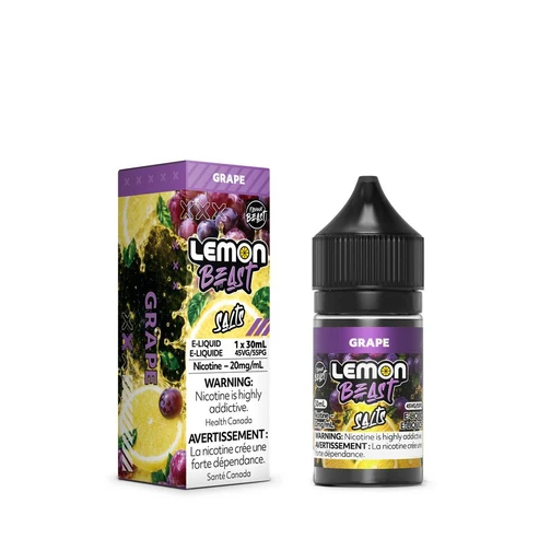 Flavour Beast Lemon Beast E-Liquid Nicotine Salt - Grape