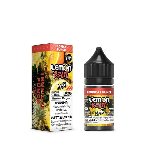 Flavour Beast Lemon Beast E-Liquid Nicotine Salt - Tropical Punch