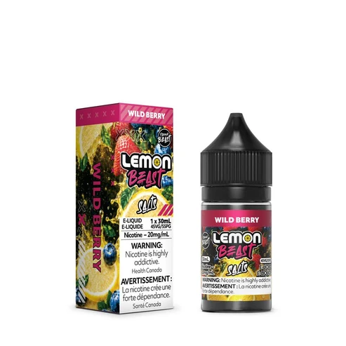 Flavour Beast Lemon Beast E-Liquid Nicotine Salt - Wild Berry